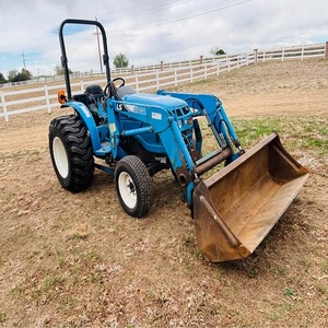 Tracteur utilitaire compact LS 4x4, mini-chargeur, pelle rétrocaveuse, châssis en acier, moteur à essence, machine de construction agricole de qualité professionnelle - Product Image 2