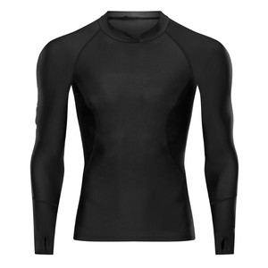 Camiseta de Compresión para Hombre, Personalizada OEM, Transpirable, Ecológica, Antibacteriana, de Secado Rápido, para MMA, Surf y Buceo, con Protección UV y Spandex - Product Image 1