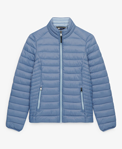 Chaqueta de invierno acolchada personalizada para mujer, ropa informal premium para exteriores, a prueba de viento, con cierre de cremallera y bolsillos laterales. - Product Image 6