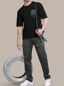 T-shirt imprimé DTF de qualité supérieure pour hommes, tee-shirt en coton à motif personnalisé, fabricant en gros, tissu respirant et doux, fabrication OEM et ODM - Product Image 5