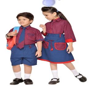 Conjuntos de uniformes escolares de verano personalizados de alta calidad para niños MOQ bajo al por mayor ropa de escuela primaria internacional a granel - Product Image 5