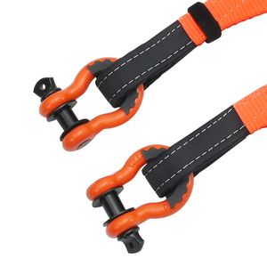 Sangle de remorquage robuste 3 x 20 pieds, kit de récupération, sangle de treuil Tree Saver avec boucle triple renforcée, protection MBS-36 000 Lbs - Product Image 6