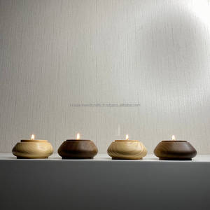 Modern Geometric Metal T-Light Holder, Contemporary <b>Tea</b> Light Candle <b>Stand</b> for Stylish Home Interiors - Product Image 3