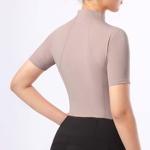 Camisas de manga corta para montar a caballo con diseño único, a precio económico, alta calidad y bajo MOQ para mujeres. - Product Image 2