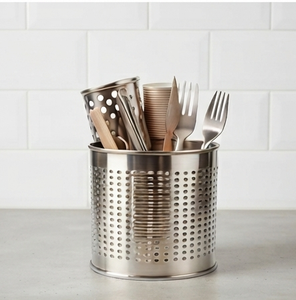 Support à couverts perforé pour fourchettes, couteaux et cuillères de style occidental, idéal pour cadeaux indiens, mariages et fêtes - Product Image 1