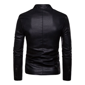 Veste en cuir pour homme, coupe ajustée élégante, respirante, très demandée, vestes en cuir de haute qualité pour la mode d'hiver, veste en cuir 2026 - Product Image 4