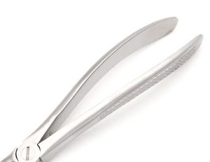 Pinza de Extracción 89 con Mordazas Lisas y Dentadas Cruzadas para Molares Superiores Derechos, Instrumento Quirúrgico Dental Profesional - Product Image 3