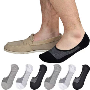Calcetines Invisibles para Hombre al por Mayor, 100% Algodón, Secado Rápido, Transpirables, Antideslizantes, para Gimnasio y Deportes - Product Image 1