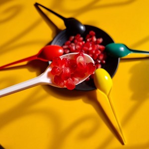 Cuillère en plastique jetable personnalisée OEM à bas prix, fabriquée au Vietnam, couleur personnalisée, pour restaurant, pique-nique, haute qualité - Product Image 3