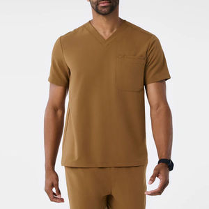 New Arrival Premium Quality Men’s Medical <b>Scrub</b> Set Hospital <b>Uniform</b> Nursing Workwear Designer Fit Breathable <b>Scrubs</b> - Product Image 3