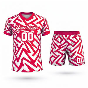 Conjunto Unisex Personalizado con Impresión por Sublimación, Talla Grande, Secado Rápido, Material de Poliéster Transpirable, Estilo Personalizado - Product Image 3