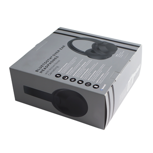 Custom Product Folding Hanging Hanger Box Recyclable for Retail Wireless Headphones Earphones With Window Boxes <b>Packaging</b> - Product Image 5
