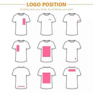 T-shirt en coton personnalisé, col rond, manches courtes, tee-shirt uni, logo personnalisé, vêtements décontractés streetwear pour hommes, vente en gros OEM - Product Image 2