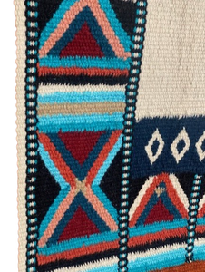 Tapis de selle en laine de Nouvelle-Zélande tissée, fait main, pour l'équitation western, le ranch, les courses, les spectacles et l'entraînement des chevaux. - Product Image 2