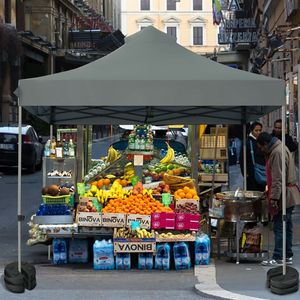 Set di 6 Pesi per Ombrelloni da 30 libbre, Kit di Piastre di Peso con Design Anti-Stringita per Basi di Ombrelloni da Esterno - Product Image 6