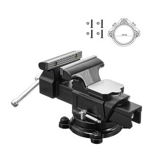 Tornillo de Banco de Hierro Dúctil de Alta Resistencia de 4 Pulgadas con Base Giratoria de 360° y Yunque para Uso Industrial - Product Image 1