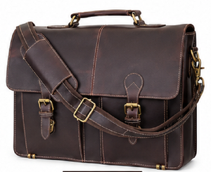 Bolso Mensajero Gravs LM-08D de Cuero Genuino Vintage, Bolso de Negocios y Viaje para Portátil, Duradero, de Alta Calidad, Venta al Por Mayor para Oficina - Product Image 4
