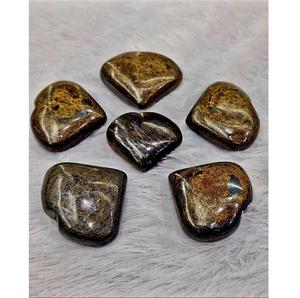 Cristal de Bronzita en Forma de Corazón, el Más Vendido, para Sanación Energética Reiki, Alivio del Estrés, Meditación y Bienestar Espiritual, a Precio de Mayoreo - Product Image 1