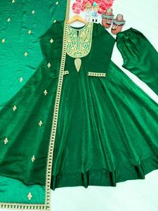 Salwar Kameez Pakistaní e Indio para Fiesta, Boda, Ropa Étnica para Mujer, Conjunto de 3 Piezas con Pedrería, Vestido de Fiesta, Shalwar Kameez - Product Image 4