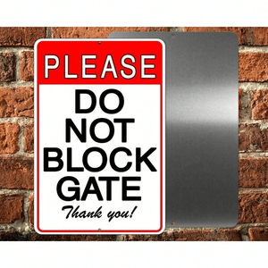 CIFbuy Segnale Metallico Impermeabile per Vialetto Privato - Proibito Parcheggiare per Uso Commerciale - Segnali Stradali per Ritiro Ordini TikTok e Temu - Product Image 1