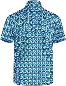 Polo de Punto Estampado para Hombre Talla Grande - Product Image 4