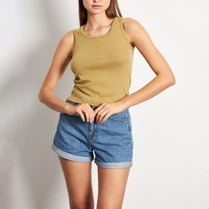 Camiseta sin mangas para mujer en venta, con logo personalizado impreso, en grandes cantidades, camiseta para mujer más vendida, camiseta deportiva para mujer. - Product Image 4