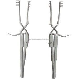 ชุดเครื่องมือผ่าตัดจุลศัลยกรรมตาแบบ WPS Cross Action Retractor ขนาด 4 นิ้ว แบบยึดติดด้วยตัวเอง 4x4 แฉก ปลายแหลมและปลายทู่ พร้อมระบบ Ratchet สำหรับเนื้อเยื่อ - Product Image 5