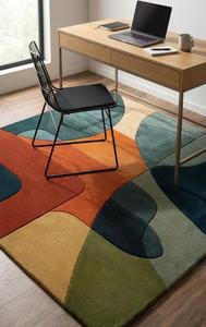 Luxury Modern Geometric Hand Tufted Wool Anti-Slip Medium Pile Area Rug Soft Abstract Commercial Use Living Room Bedroom Home - Product Image 2