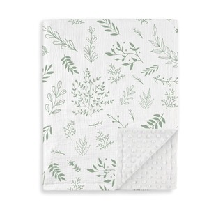 Couverture en mousseline de coton 100% pour nouveau-né, séchage rapide, hypoallergénique, couvertures pour bébé - Product Image 1