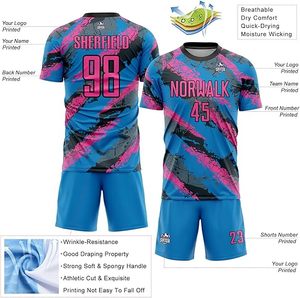 Uniformes de Fútbol Casuales para Adultos de Primera Calidad, Sublimados, Transpirables, de Secado Rápido, Manga Corta, Servicio OEM - Product Image 5