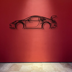 Sculpture de voiture en fer noir, design moderne personnalisé, pour intérieur et extérieur, art mural suspendu, salon, chambre, taille de cadre personnalisée, artisanat - Product Image 2