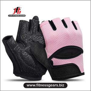 Gants de musculation demi-doigts avec sangle de poignet réglable, légers, séchage rapide, pour le sport et le cyclisme - Product Image 1