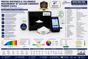 Espectrofotómetro de Color SPECTRO PRO, Apertura de 77 mm, Resolución de 1 nm, Espectrómetro Vis, Medidor de Blancura de Carbonato de Calcio - Product Image 6