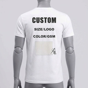 Camiseta personalizada directa de fábrica con logotipo personalizado, 100% algodón, manga corta, venta al por mayor, fabricante de camisetas con etiqueta privada OEM. - Product Image 3