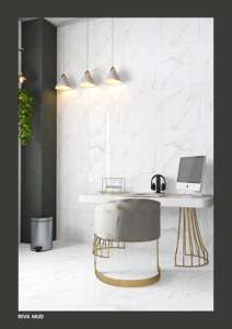 Baldosa de porcelana brillante de 60x60 cm diseñada para realzar el brillo de la superficie, la reflexión suave y el piso interior refinado. - Product Image 3