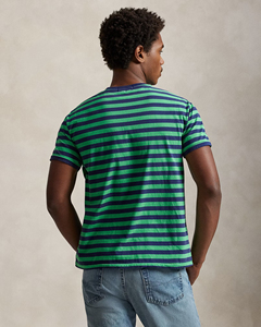 T-shirt décontracté pour homme en jersey 100 % coton, col rond, manches courtes, coupe ajustée, uni, anti-plis, respirant, séchage rapide, mode estivale - Product Image 3