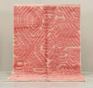 BENIOURAIN grand tapis Kilim Vintage tissé à la main tapis marocain solide motif laine matériel vente en vrac pour la décoration intérieure Logo personnalisé - Product Image 3