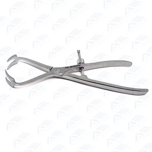 Pinzas de sujeción ósea autocentrantes veterinarias quirúrgicas de acero inoxidable con dientes para reducción de falanges, para cirugía ortopédica - Product Image 5
