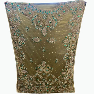 Conjunto de Novia de Diseño de 3 Piezas, Garbasar Gogra Dirac, Tela de Encaje de Secado Rápido de Primera Calidad, Jacquard Tejido con Patrón Sólido - Product Image 1