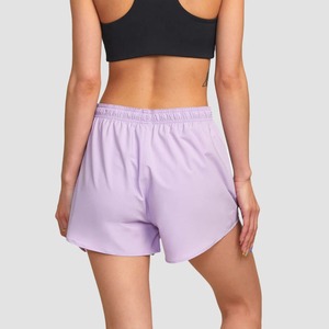 Shorts de yoga et de sport pour femmes de haute qualité à double couche avec short de compression intégré, cordon de serrage, taille élastique et poches latérales - Product Image 6