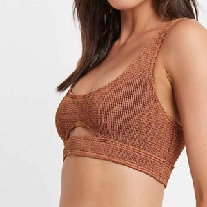 Ensemble de maillots de bain bikini pour femmes, impression personnalisée, deux pièces, push-up, prix de gros d'usine - Product Image 6