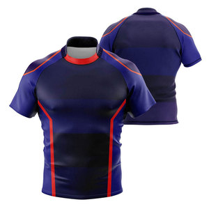 Uniformes de Rugby para Hombre de Diseño Profesional, Conjunto Personalizado de Estilo Nuevo, Sublimación Completa, Uniformes Deportivos de Rugby Hechos de Poliéster - Product Image 1