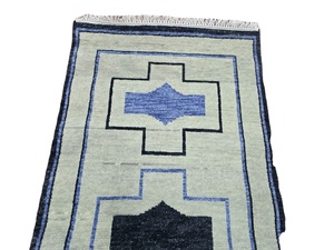 ซื้อ100% ขนแกะคุณภาพสูงแบบดั้งเดิมพรมสี่เหลี่ยมขนาด2.8x12พรมสำหรับห้องนั่งเล่นพรมผ้าฝ้าย - Product Image 6