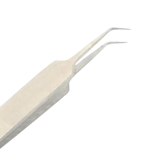 Pince à cils volume 90 degrés en acier inoxydable, outil de préhension de précision pour extensions de cils, instrument professionnel de soin des yeux et de beauté - Product Image 4
