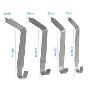 Ensemble de crochets de traction pour plaques vertébrales en acier inoxydable, instrument chirurgical réutilisable pour la chirurgie de la colonne vertébrale animale, 32mm 24mm 19mm 17mm AUSTIN - Product Image 5