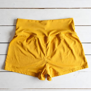 Shorts Deportivos de Compresión para Mujer, Estilo Biker, para Yoga, Gimnasio, Running, Entrenamiento, Verano, Algodón, con Efecto Scrunch Butt - Product Image 1