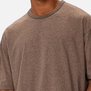 T-shirt à manches courtes surdimensionné en coton tricoté 100% personnalisé pour hommes - T-shirt surdimensionné pour hommes de qualité supérieure - Product Image 5