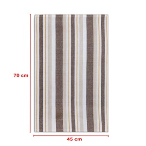 Paños de cocina de diseño a rayas teñidas con hilo, súper absorbentes y de secado rápido, de la India. El mejor paño de limpieza para uso en la cocina. - Product Image 5