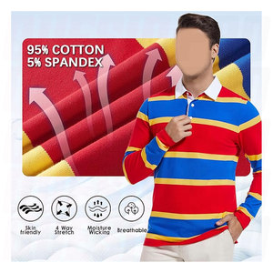 Wholesale Custom Made <b>Men's</b> Rugby Jersey and Sports <b>Polo</b> <b>Shirts</b> <b>Long</b> <b>Sleeve</b> Sports Team Wear Breathable Feature Sportswear Rugby - Product Image 4