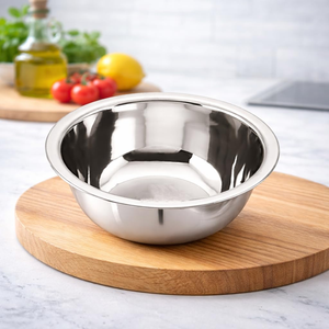 Bol en acier inoxydable écologique, bol de service de qualité alimentaire, bol compatible lave-vaisselle, bol de cuisine en gros - Product Image 1